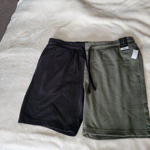 Mens Jogger 2 tone shorts, New never worn, Above the Knee length, XL